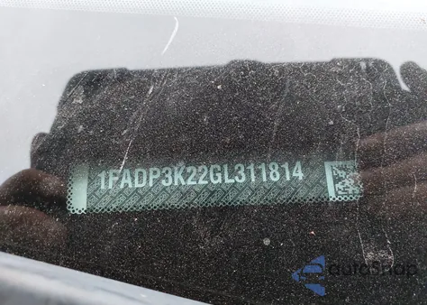 2016 Ford Focus Se из США, поврежденный, VIN 1FADP3K22GL311814